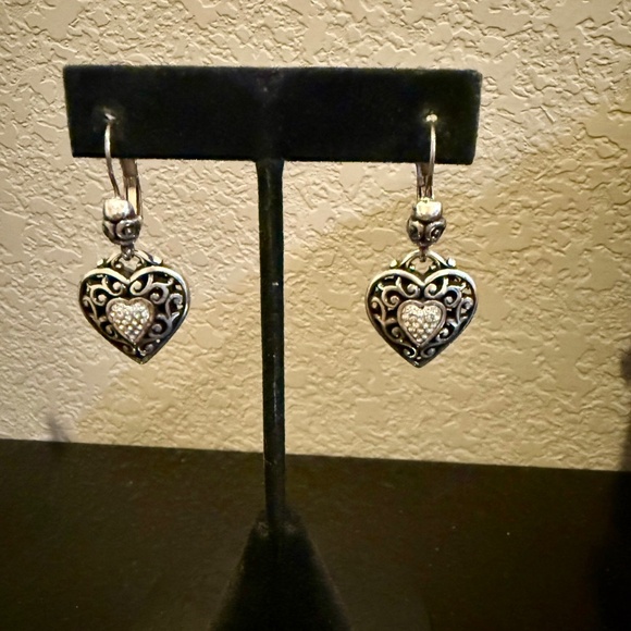 Brighton Jewelry - Brighton Reno Hearts Earrings